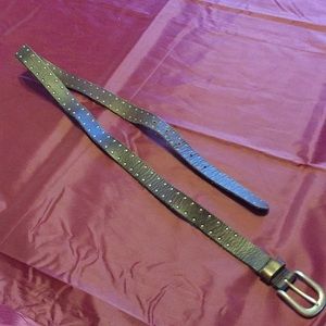 Genuine leather brown belt size M